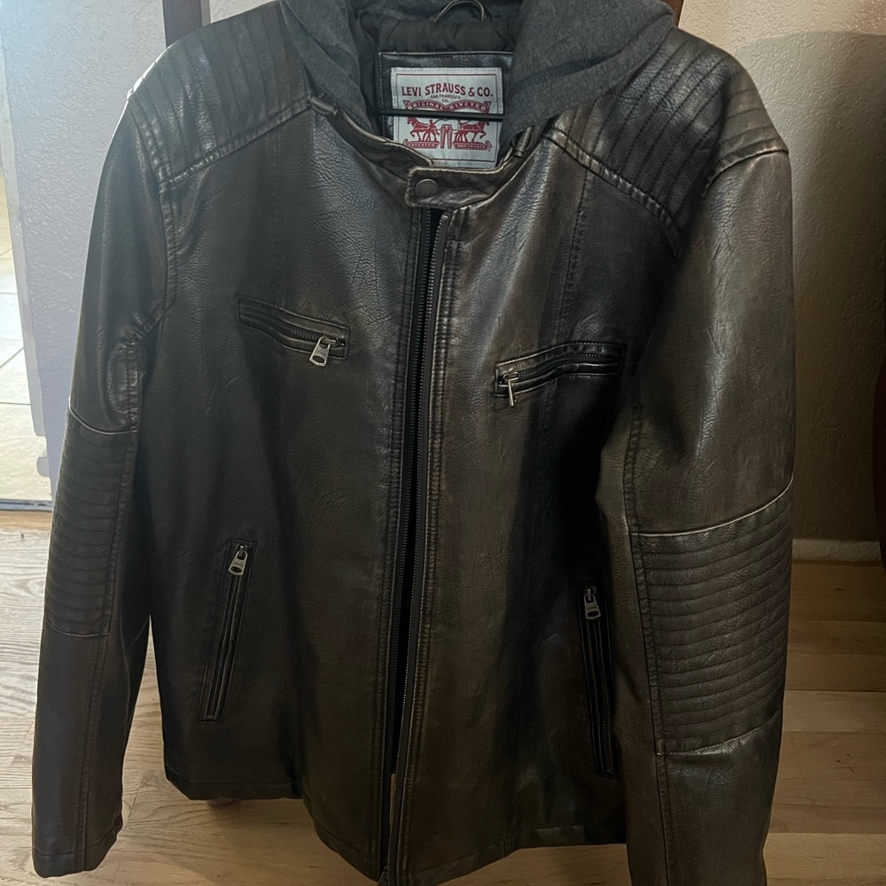 Levi's Men's Brown Leather Jacket